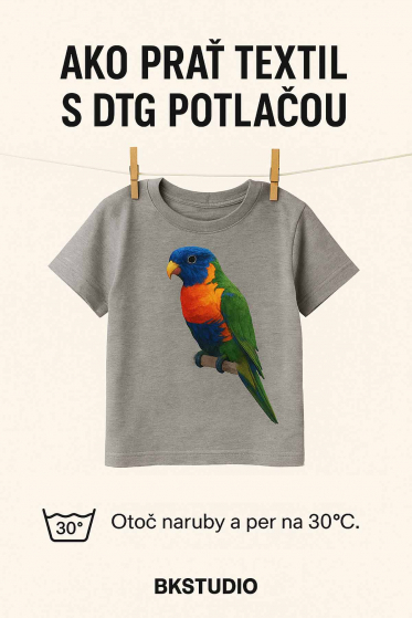 Ako sa starať o potlačený textil DTG metódou, aby vydržal čo najdlhšie